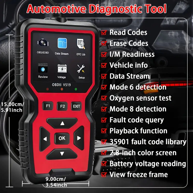 Professional OBD2 Car Scanner Diagnostic Tool