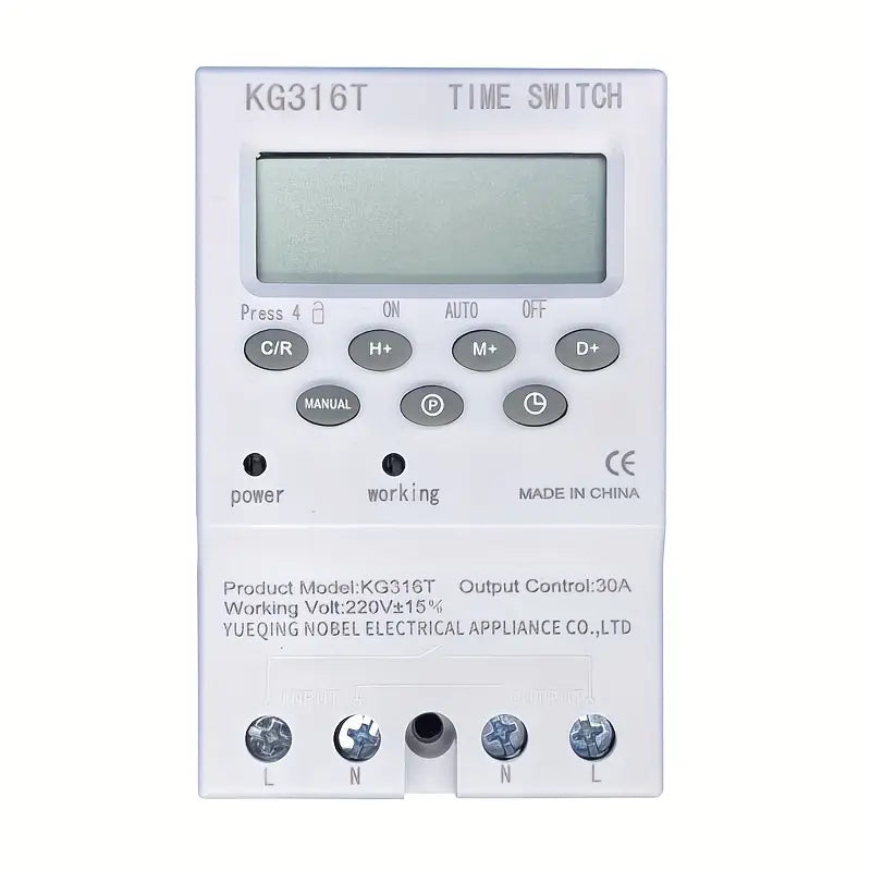 KG316T-III Time Control Switch Rail-Mounted Timer
