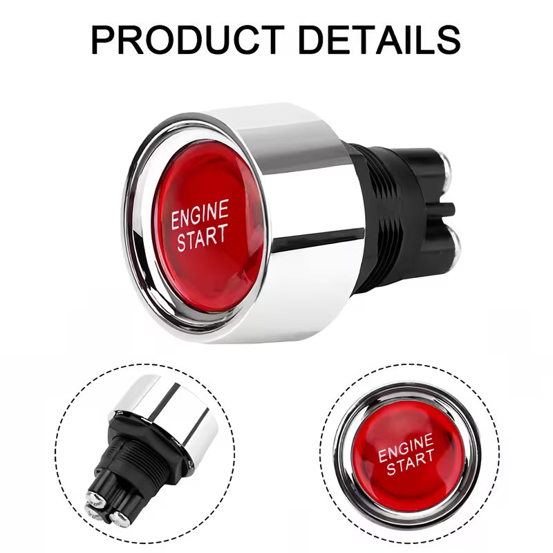12V 50A SPST Engine Start Button Switch