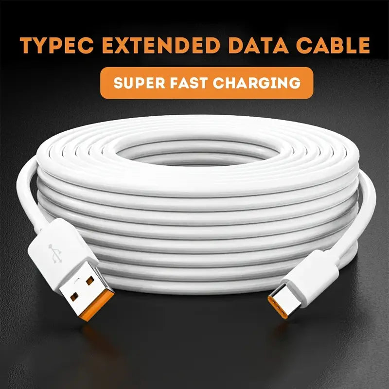 5m  Extra Long USB Type C Fast Charging Cable