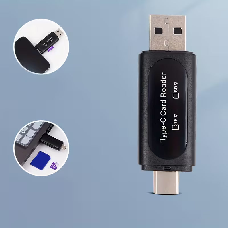 4in1 USB Card Reader | Type C/USB A