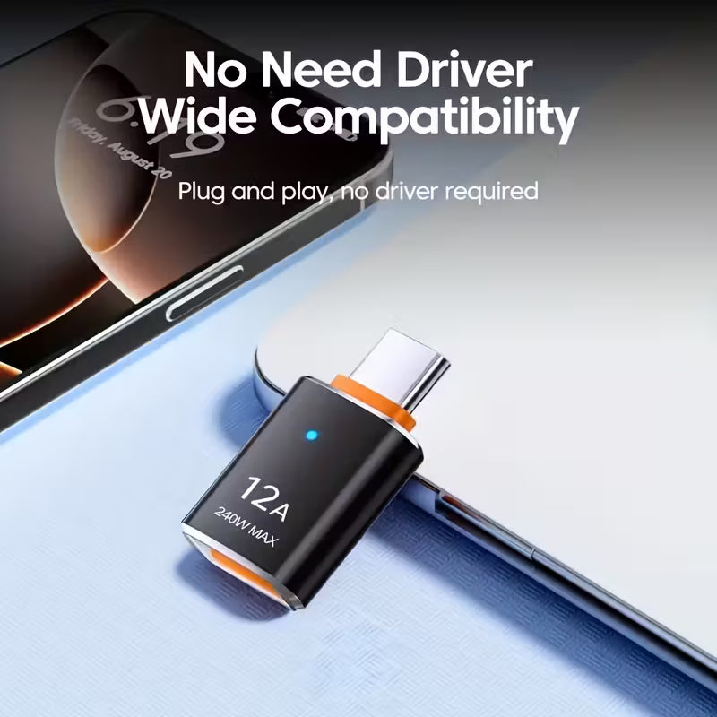 6pcs (3pcs A TO C+3pcs C TO A) USB C OTG Adapters HUB, Type C/USB