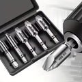 5pcs High-Speed Steel Damaged Screw Extractor Drill Bits