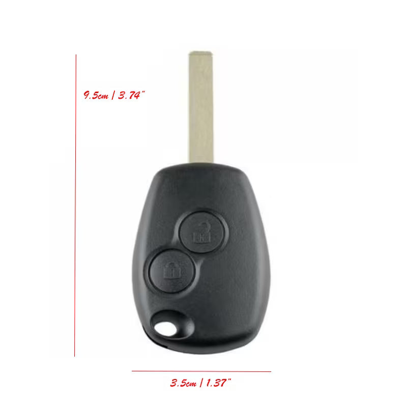 2-Button Remote Key Shell Case Fob Cover