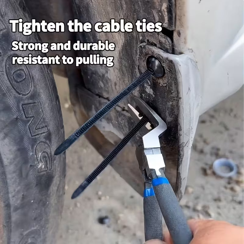 Heavy-Duty Nylon Cable Ties with Zipper Pull