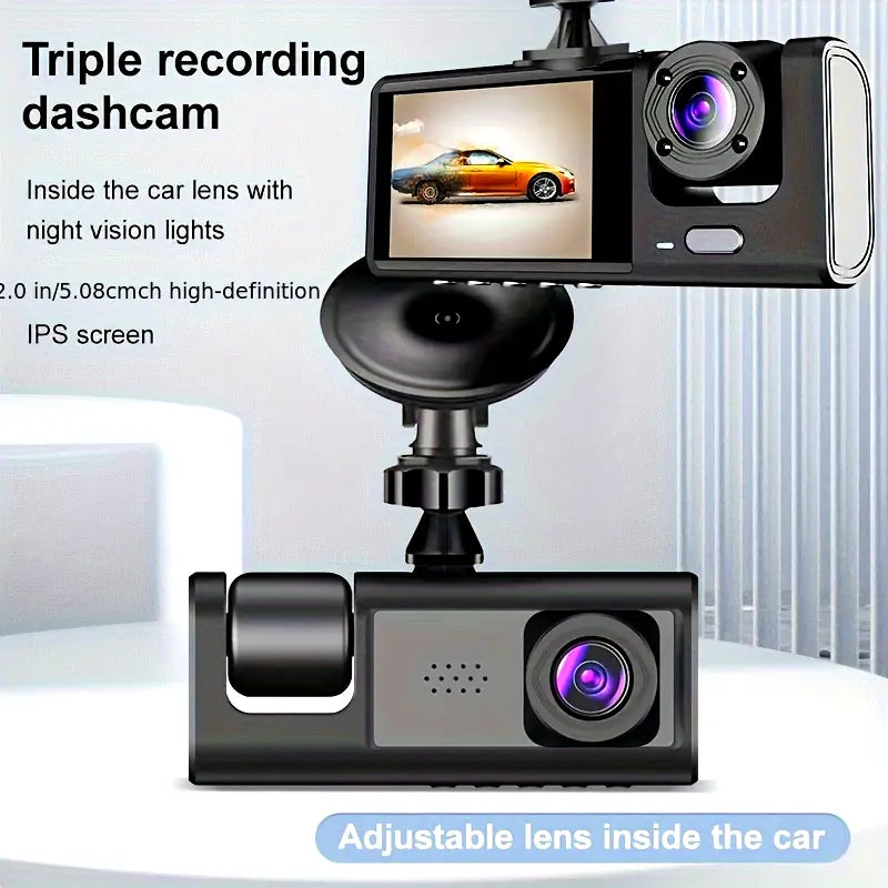 OTNG Dual Dash Cam Front & Rear 1080P/720P HD Car Dash Camera