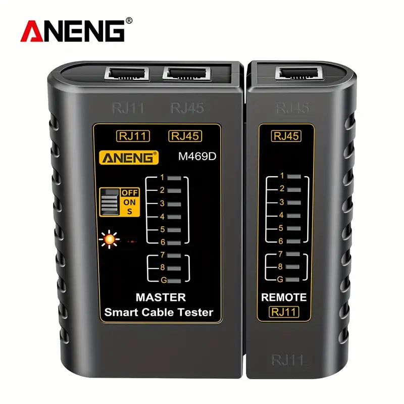 ANENG M469D RJ45 Cable Tester Network Line And Telephone Line
