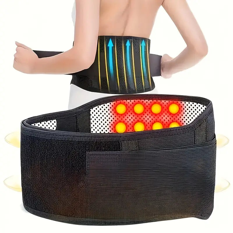 Size Large Adjustable Relaxation Lumbar Support Belt