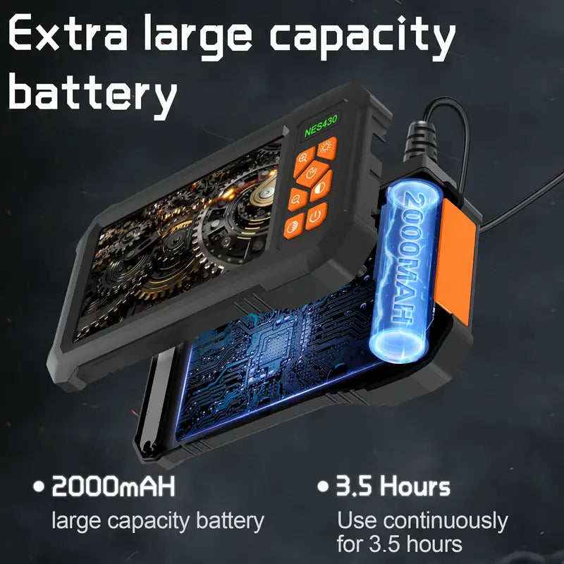 BINAZON 1080P HD Borescope Camera with Light