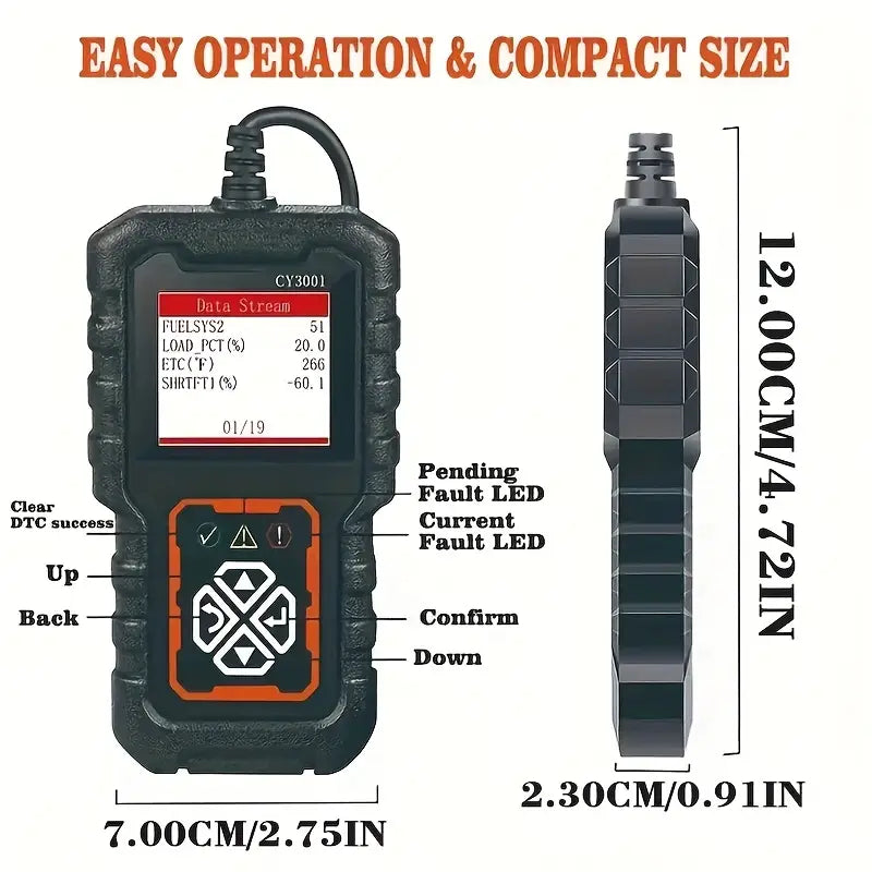CY3001 Car OBD2 Scanner