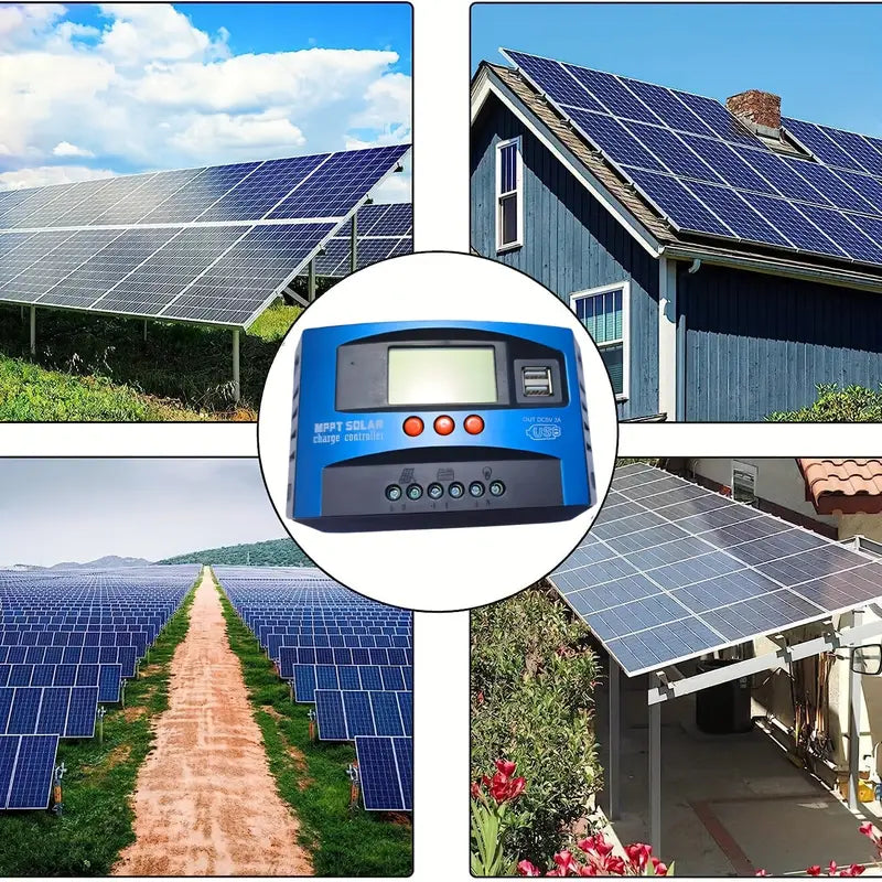 Sone MPPT Solar Charge Controller, 12V/24V 100A