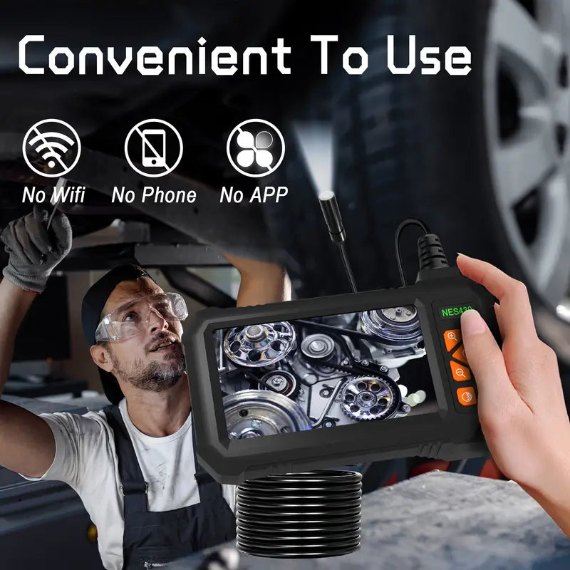 BINAZON 1080P HD Borescope Camera with Light