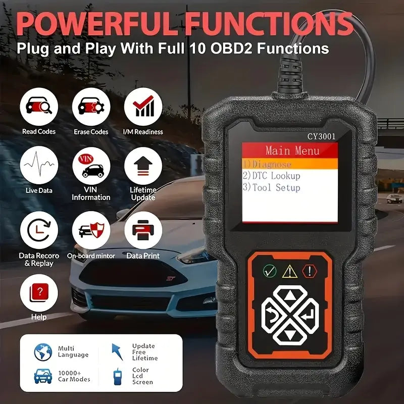 CY3001 Car OBD2 Scanner