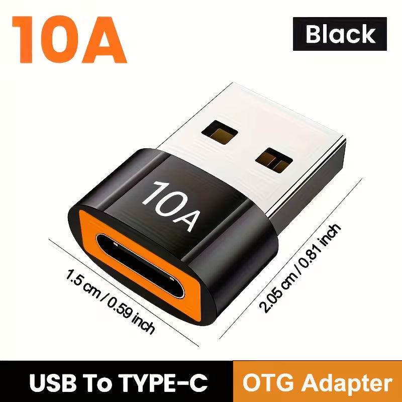 6pcs (3pcs A TO C+3pcs C TO A) USB C OTG Adapters HUB, Type C/USB