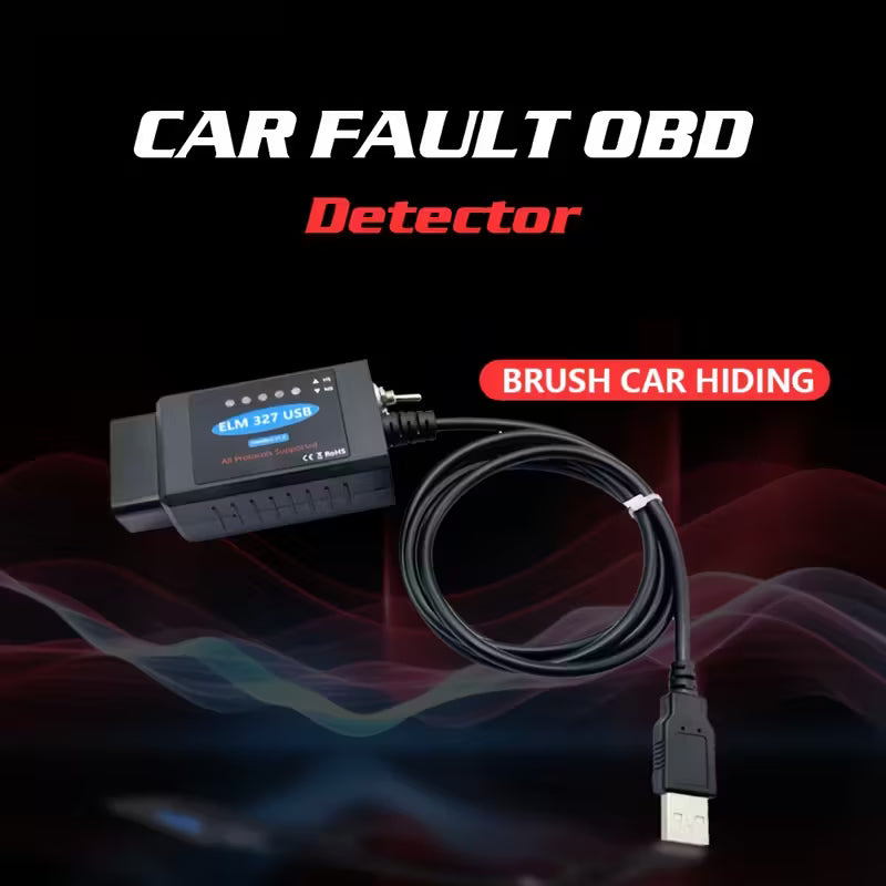 Modified ELM327 OBD2 USB Diagnostic Cable with Switch