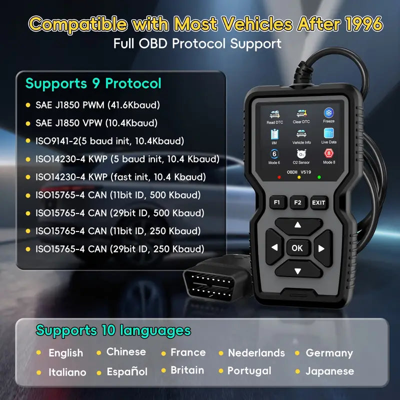 Advanced Car obd2 Scanner Diagnostic Tool