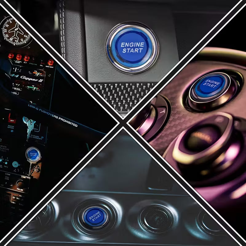 12V 50A SPST Engine Start Button Switch