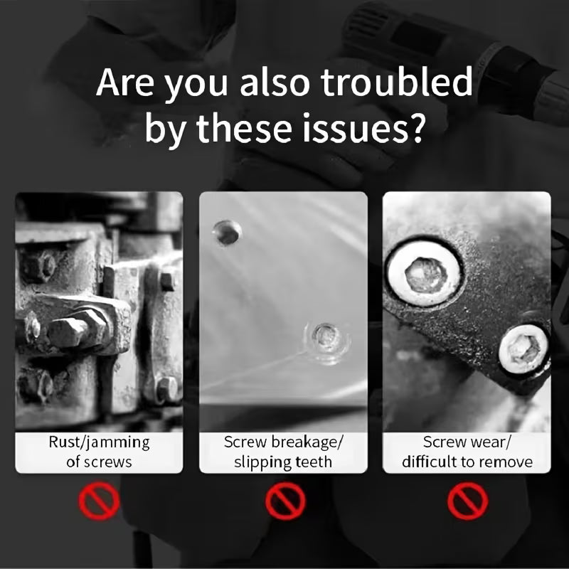 5pcs High-Speed Steel Damaged Screw Extractor Drill Bits