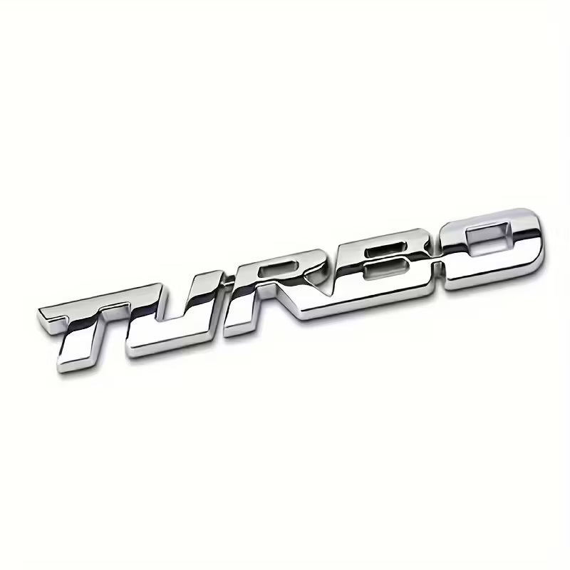 TURBO Metal Car Sticker Badge