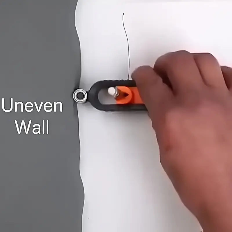 Adjustable Profile Scribing Ruler with Lock
