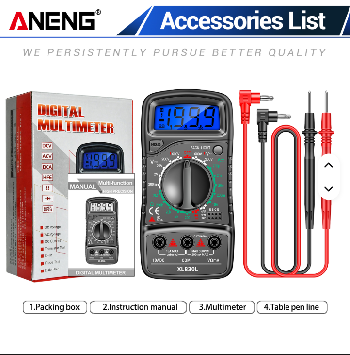 ANENG XL830L Multimeter