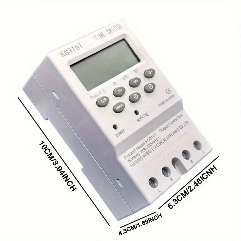 KG316T-III Time Control Switch Rail-Mounted Timer