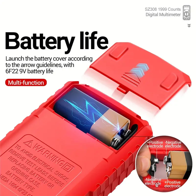 Mili high-precision digital display multimeter,