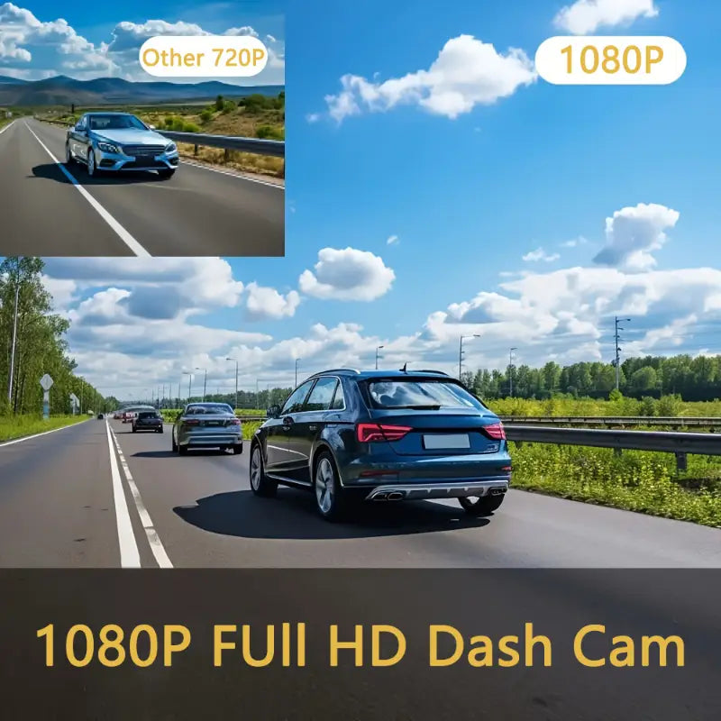 OTNG Dual Dash Cam Front & Rear 1080P/720P HD Car Dash Camera