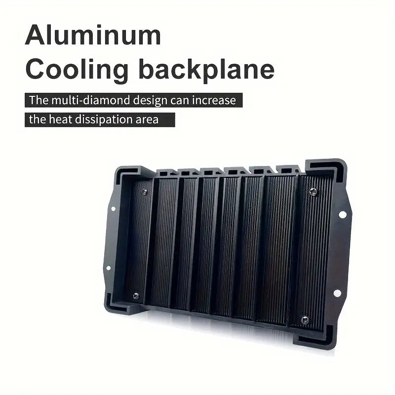 Solar Charge Controller 100A with Dual USB Ports & LCD Display, 12V/24V Voltage