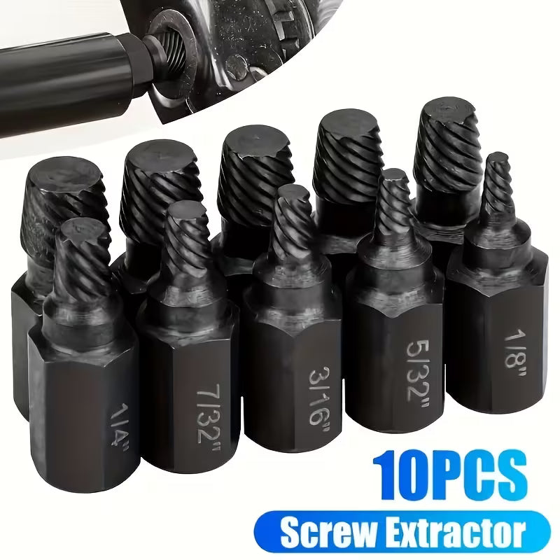 10pcs Screw Extractors