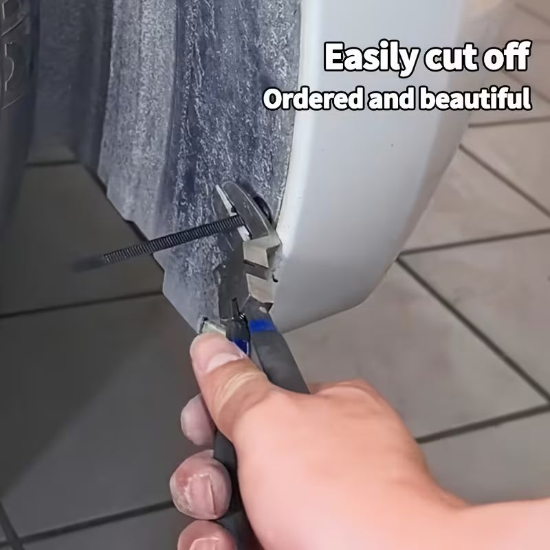 Heavy-Duty Nylon Cable Ties with Zipper Pull