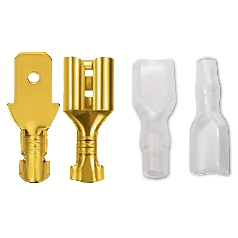 200pcs 2.8 4.8 6.3mm Female Press