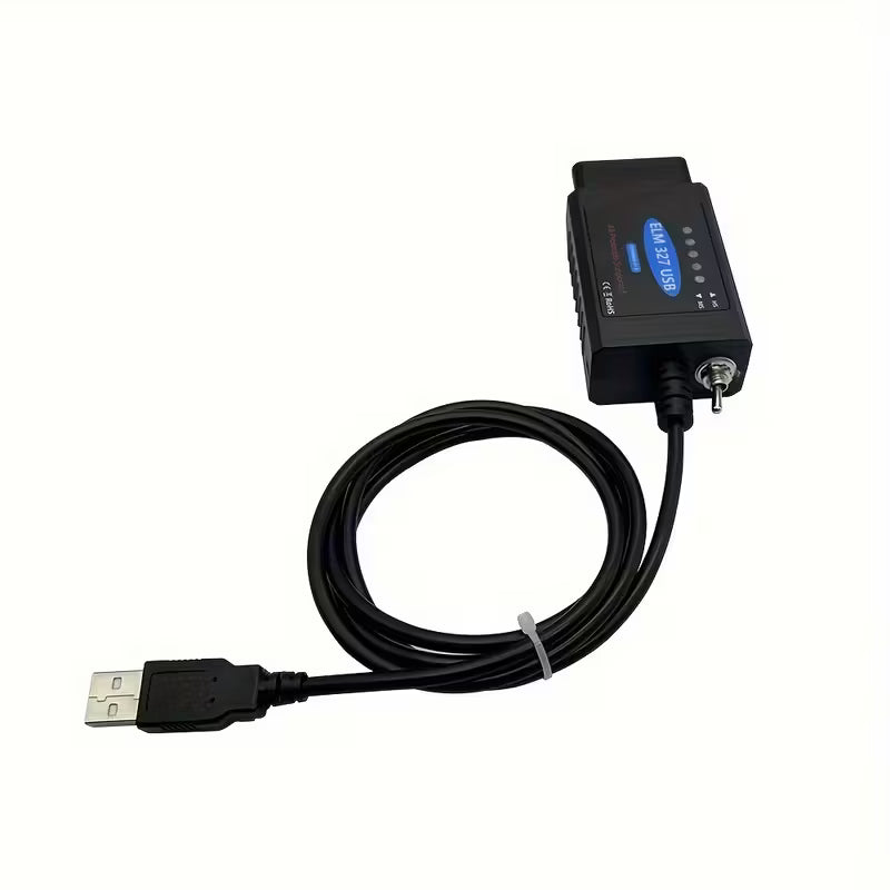 Modified ELM327 OBD2 USB Diagnostic Cable with Switch