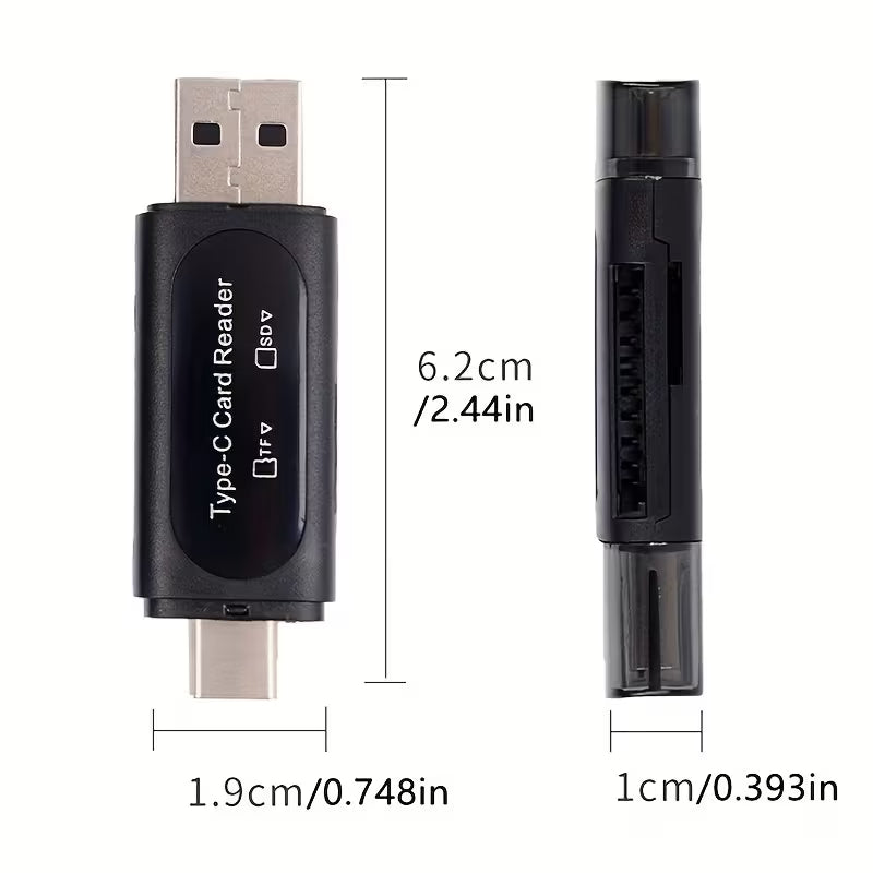 4in1 USB Card Reader | Type C/USB A