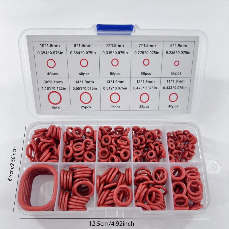 351pcs Silicone O-Ring Seal Gasket Set