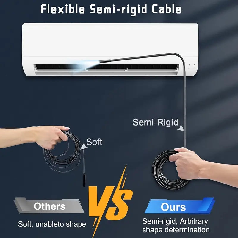 BINAZON 1080P HD Borescope Camera with Light