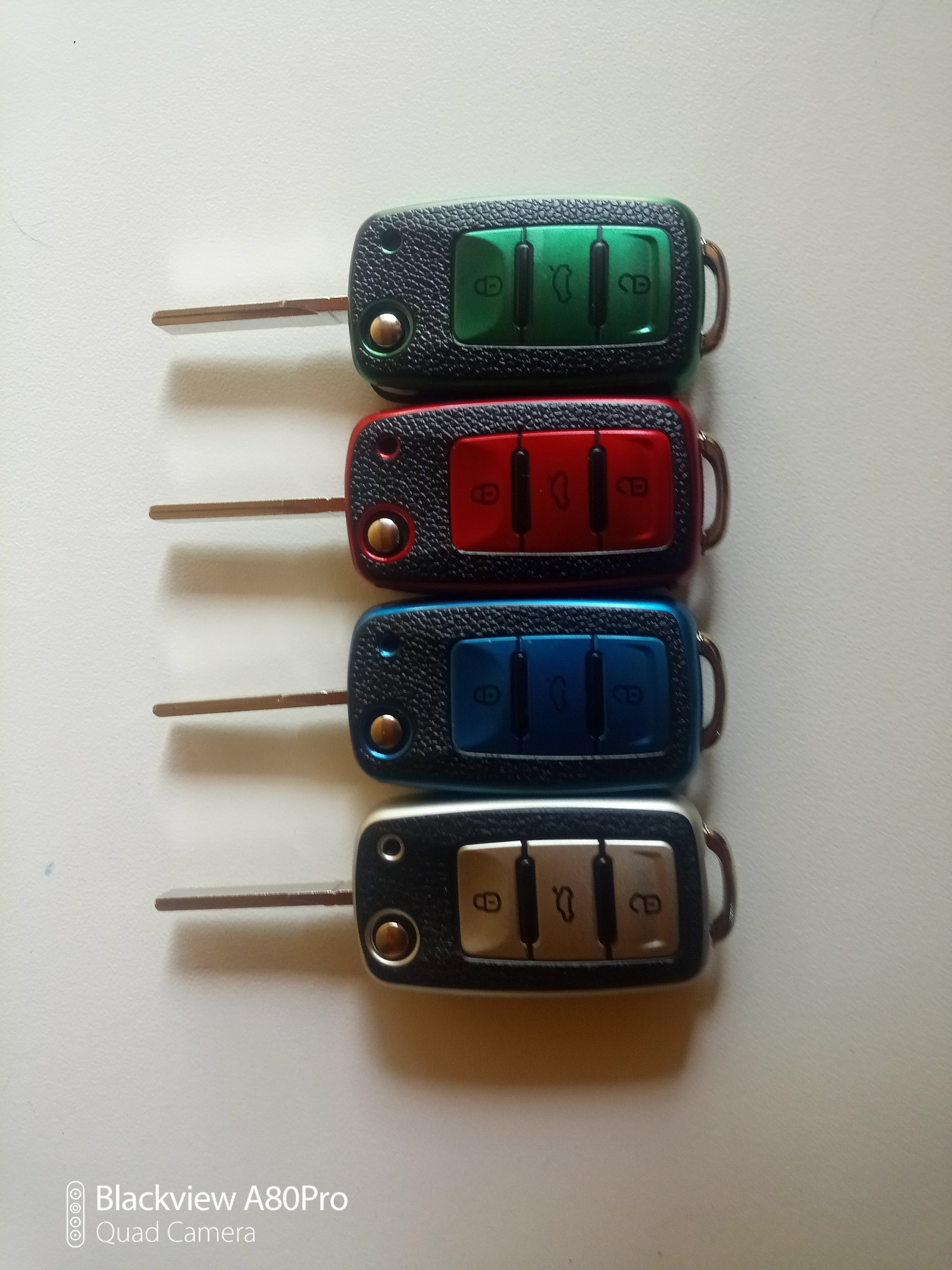 Button Folding Car Remote Key Flip Folding Key Shell Case